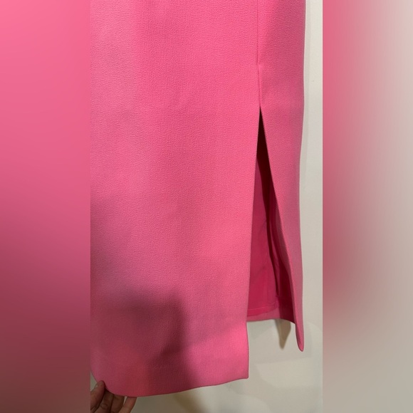 NWT Rebecca Vallance Love One Bow Shoulder Dress Pink 4 - Picture 13 of 16